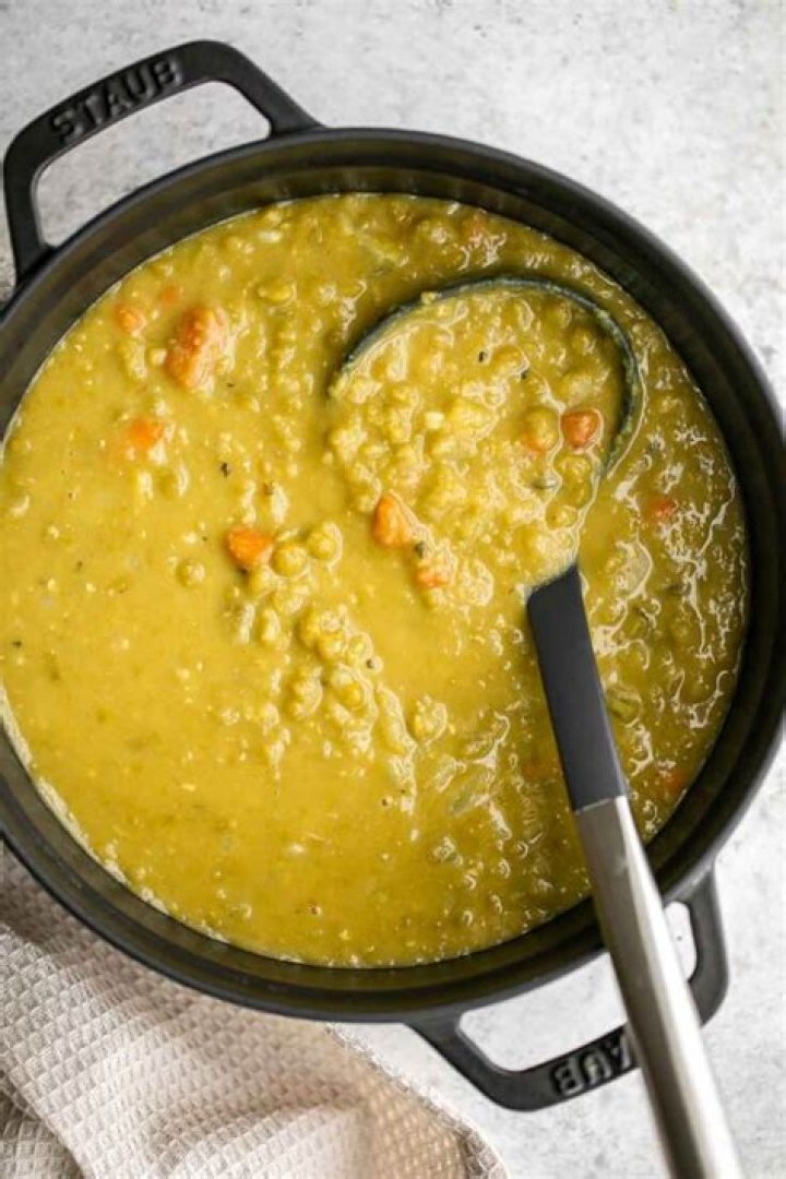 Is split pea soup high fiber?