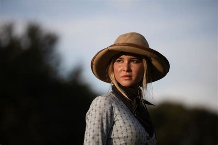 Isabel May as Elsa and Tim McGraw as James of the Paramount+ 'Yellowstone' prequel '1883.' Isabel May narrates '1923.'