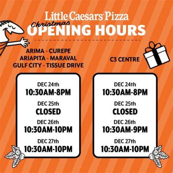 Little Caesars Pizza Holiday Hours