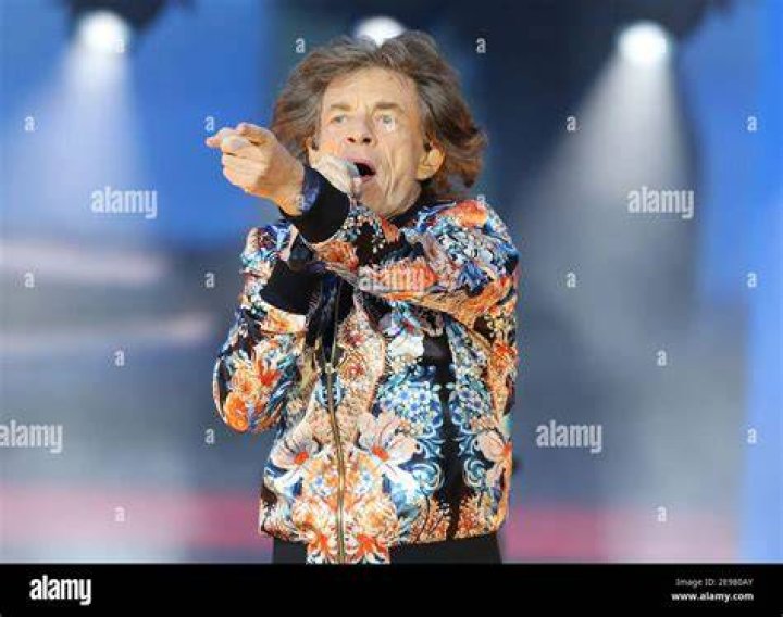 Mick Jagger performs with The Rolling Stones at St. Mary's Stadium in Southampton, England