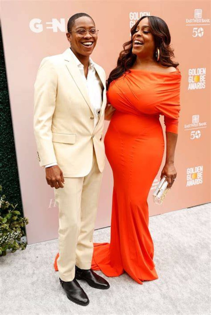 Niecy Nash-Betts and wife Jessica Betts at the Clive Davis Party