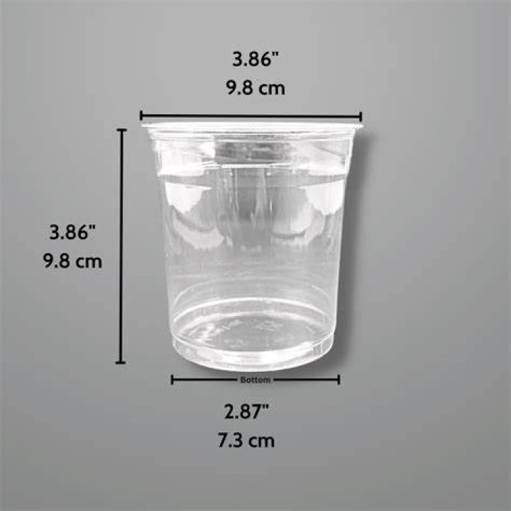 PET plastic cup (1000 Pcs) Gulf East Packaging