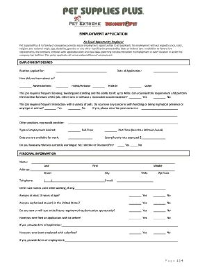 pet supplies plus application