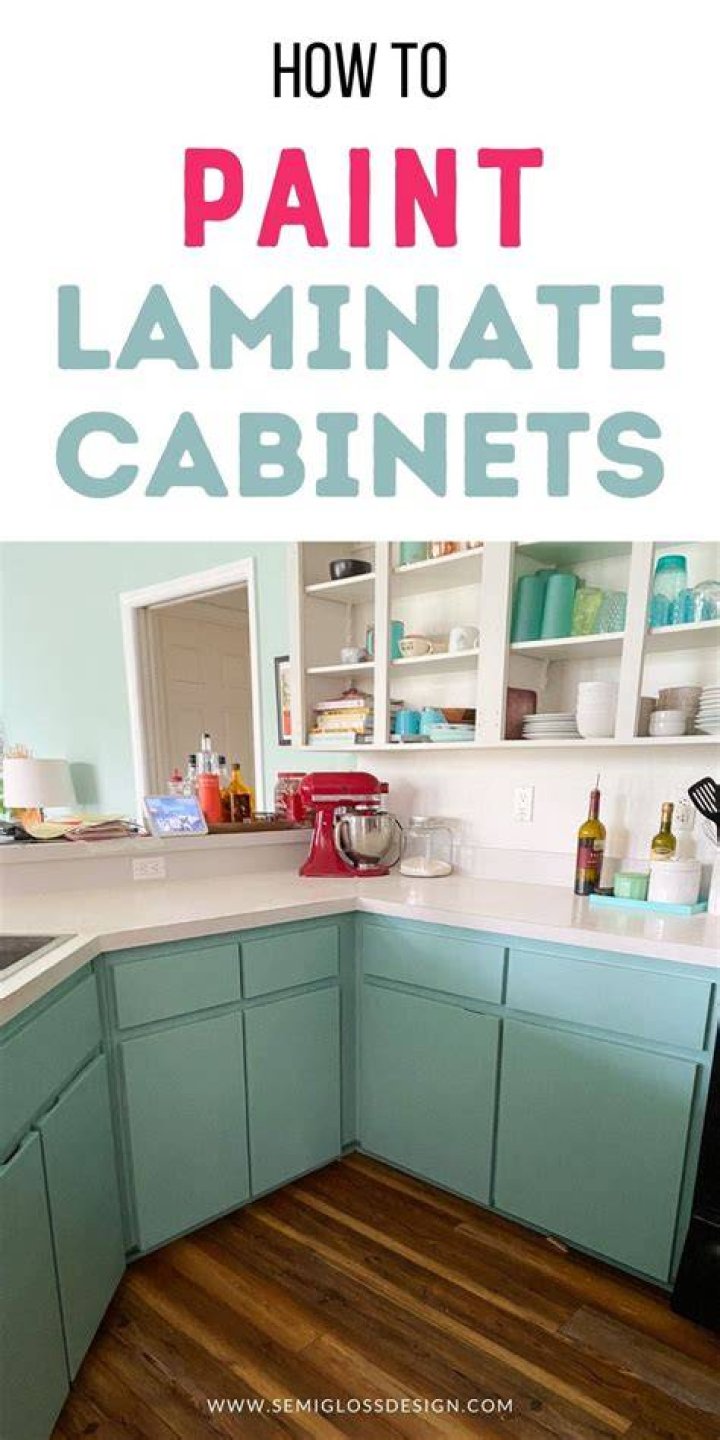 Question: Can You Paint Over Laminate Cabinets??