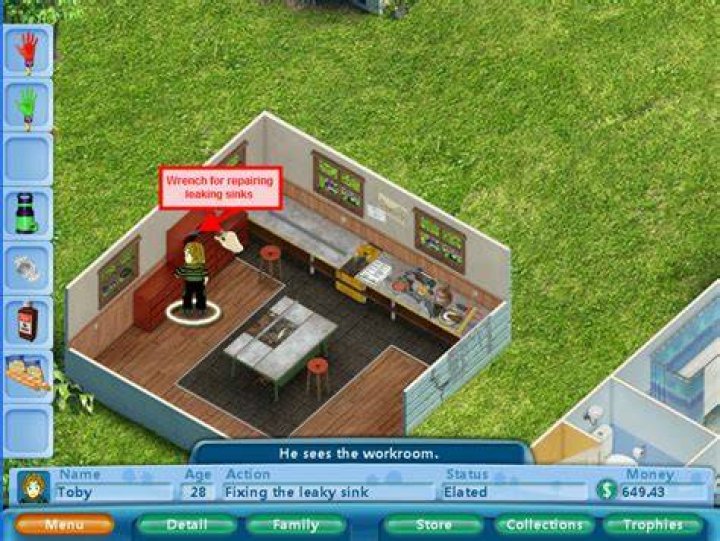Quick Answer: How Do I Fix The Sink In Virtual Families 2??