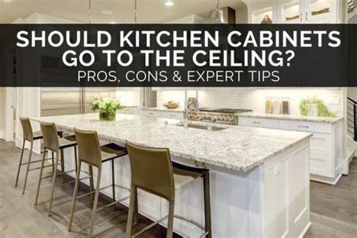 Quick Answer: Should I Put My Kitchen Cabinets To The Ceiling??