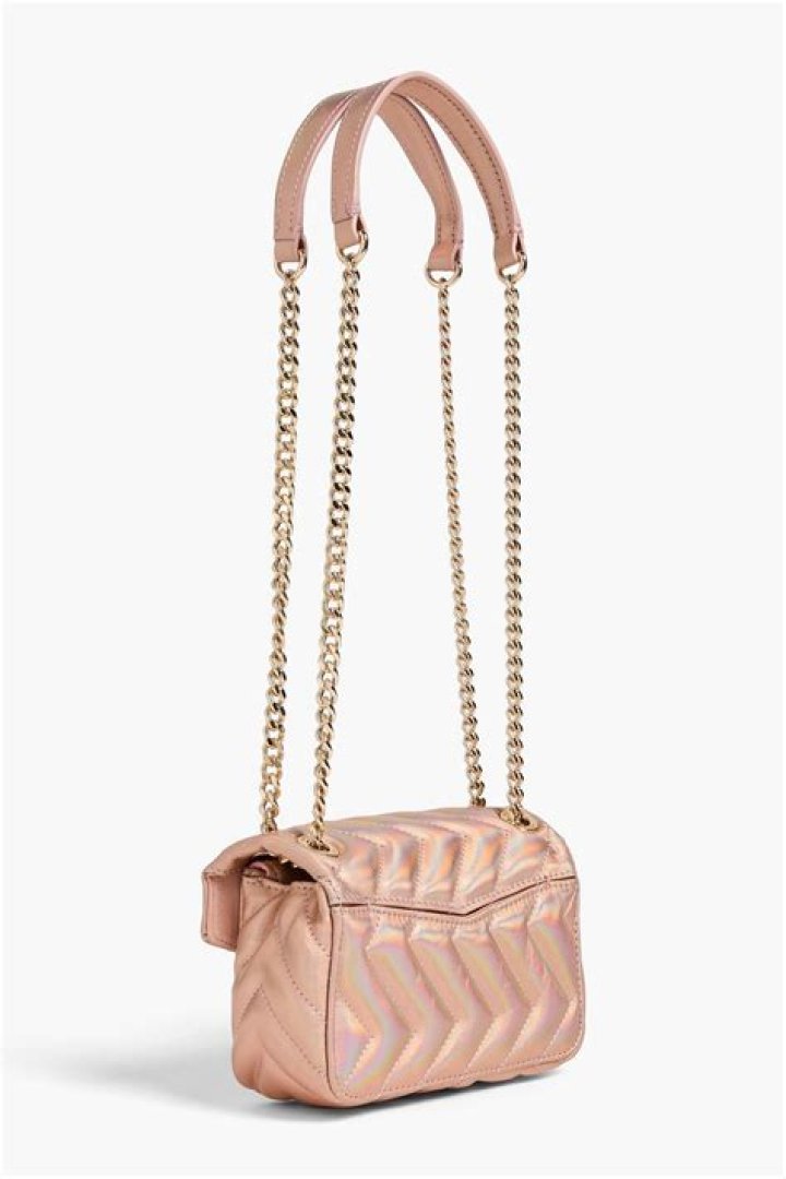 Quilted Iridescent Shoulder Bag Quilted Iridescent Shoulder Bag