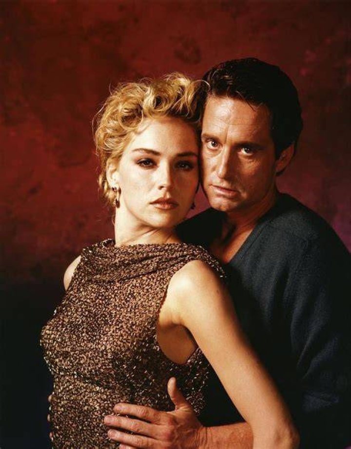Sharon Stone and Michael Douglas in 'Basic Instinct'