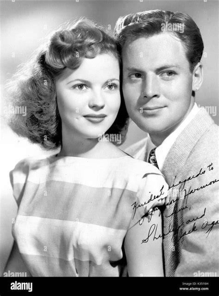 Shirley Temple and John Agar at their wedding