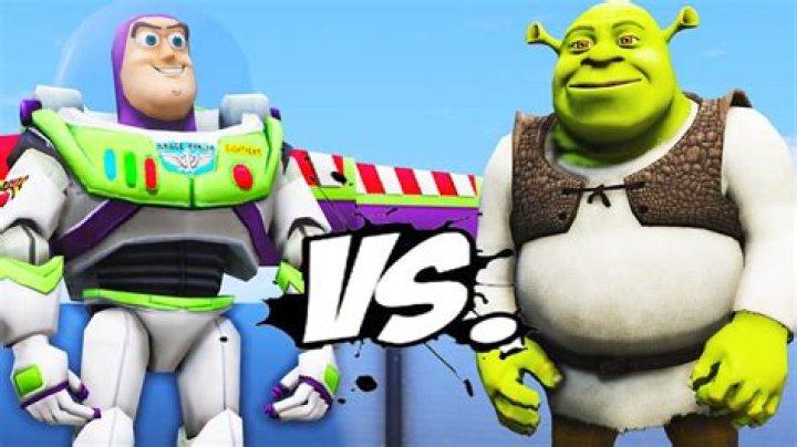 Shrek and buzz lightyear on Craiyon