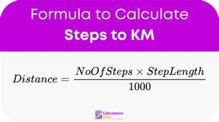 steps in km steps in km