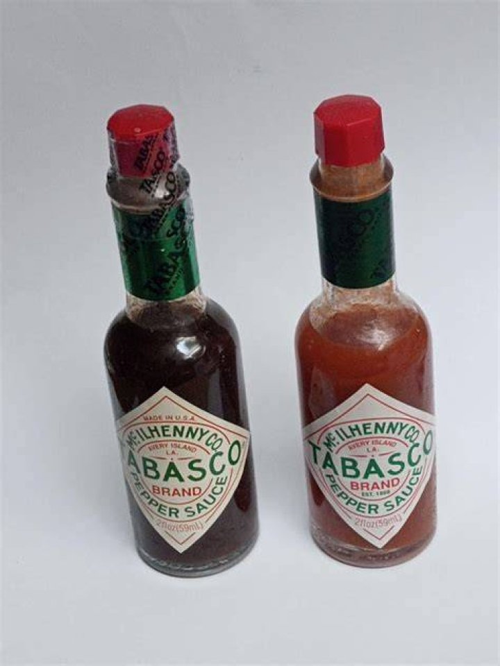 Tabasco Sauce Better When Old? (Correct answer)