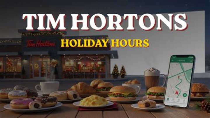 The Holiday Hours at Tim Hortons
