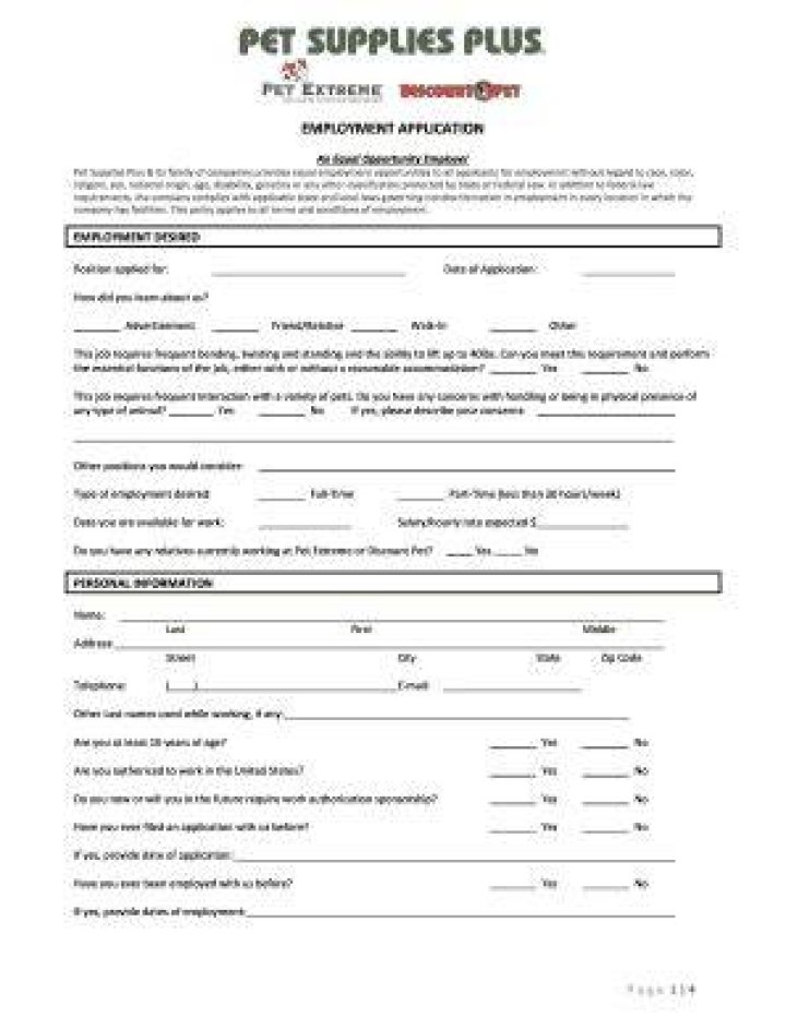 the pet supplies plus application guide