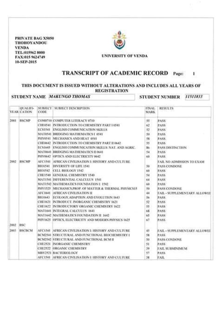 Transcripts
