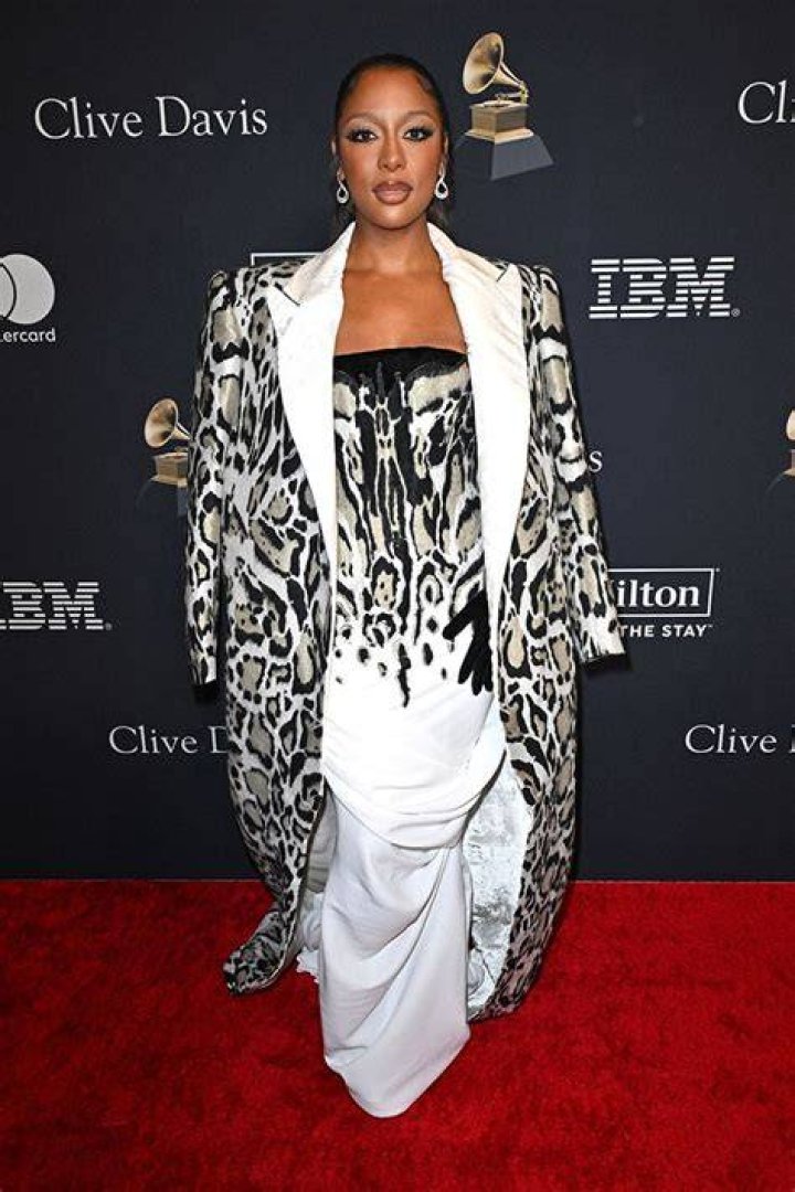 Victoria Monet at the Clive Davis Party