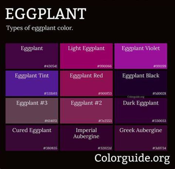 What colors make up eggplant?