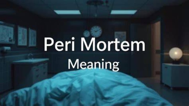 What Does Peri-mortem Mean? (Perfect answer)