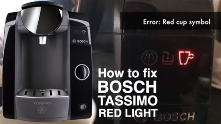 What does red light on Tassimo mean?