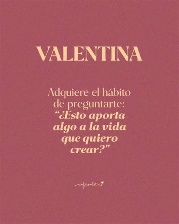 What Does Valentina Mean In Spanish?