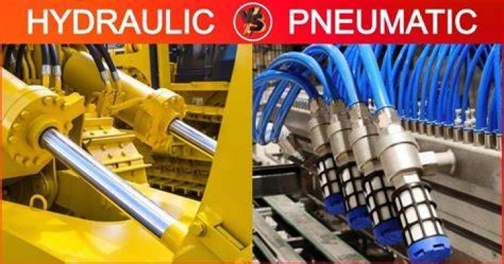 What fluid is used in pneumatics?