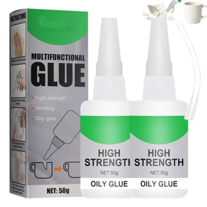 What glues ceramic to metal?