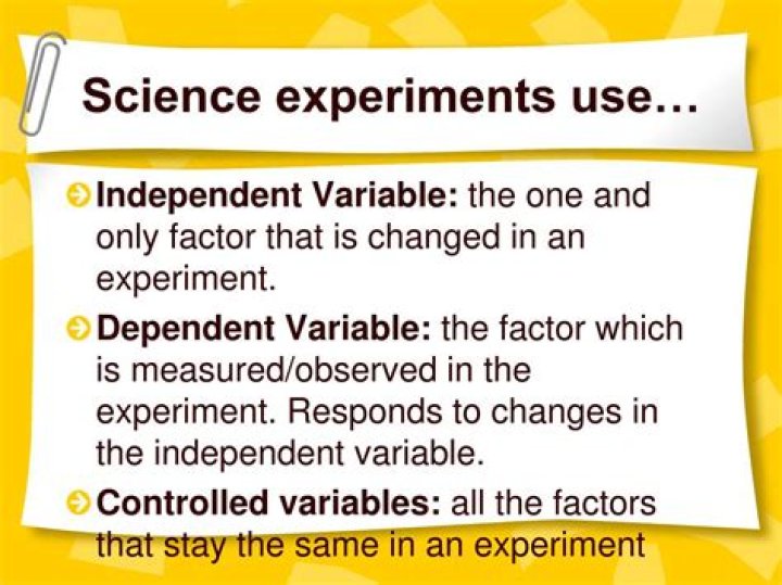 What is a variable that stays the same in an experiment?