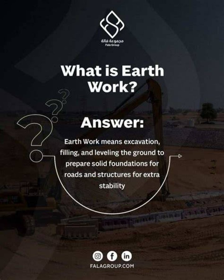 What is considered Earth work?