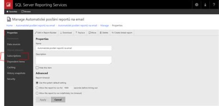 What is SSRS report subscription?