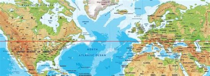 What is the 45th latitude line?