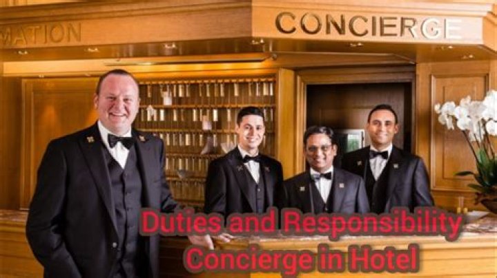 What is the difference between concierge and butler service?
