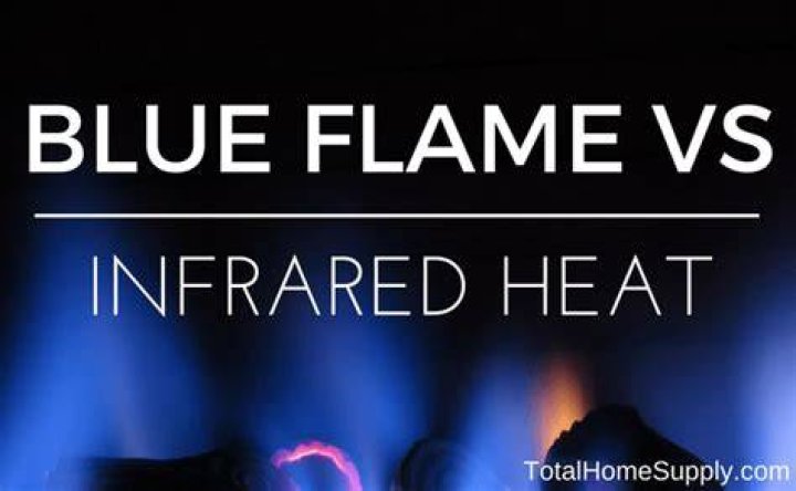 What is the difference between Infrared and blue flame propane heaters?