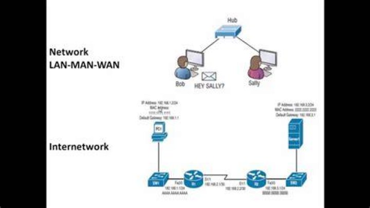 What is the difference between networking and internetworking?