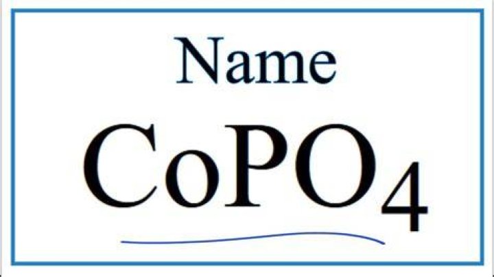 What is the name for CoPO4?