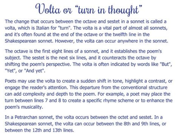 What is volta and examples?