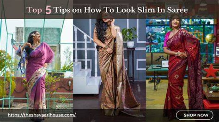 Which saree makes you look slim?