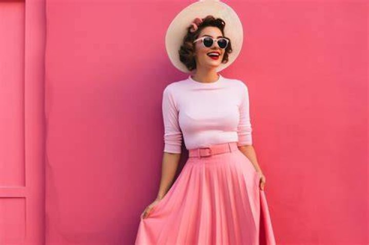 White, Fashion model, Clothing, Pink, Shoulder, Fashion, Dress, Beauty, Photo shoot, Leg, 