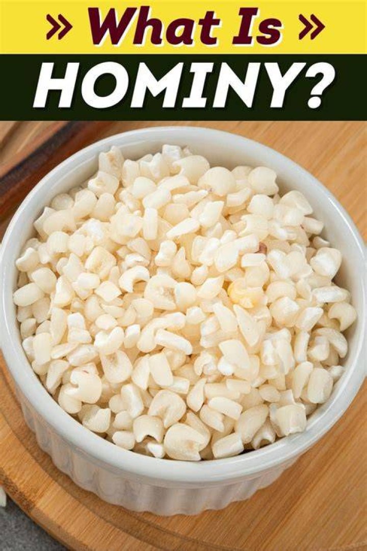 Why is lye used to make hominy?